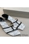 Jimmy Choo Maelie 60 Hæler Lysbilder Kvinner Patent Skinn med Bokstaven Skrive ut Hvit