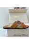 Jimmy Choo Marle Lysbilder Kvinner Sauer Skinn Med Krystaller Spenne Brun