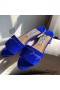 Jimmy Choo Minea Lysbilder Kvinner Suede Pyntet Med Krystaller Blå