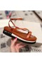 Jimmy Choo Furu Plattform Flatskjerm Sandaler Kvinner Vachetta Skinn Brun