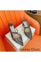 Jimmy Choo Ray 65 Slingback Pumper Kvinner Python Skinn Med JESU Monogram Svart