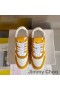 Jimmy Choo Florent M Adidasi Femei Crosta și Piele Cu Choo Litere Albe/Camel