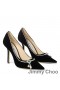 Jimmy Choo Dragoste 100 Pompe De Femei Catifea Cu Crystal Mix Colier Negru