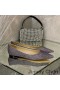 Jimmy Choo Dragoste Apartamente Femei Sclipici Degrada Tesatura Violet/Gri