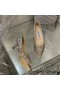 Jimmy Choo Dragoste Pompe De Femei Sclipici Degrada Tesatura De Argint/Aur