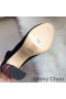 Jimmy Choo Maine 100 Glezna Cizme Femei Piele De Căprioară Cu Cristal Impodobita Cu Toc Negru