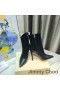 Jimmy Choo Mavie 105 Botine Femei Piele De Căprioară Și Piele Nappa Neagra