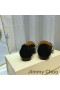 Jimmy Choo Krista Bytov Ženy Semiš S Krištáľovo Popruh Čierna