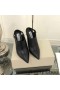 Jimmy Choo Lexx 100 Slingback Tkaných Ženy Kože S Reťazca Výbava Čierna