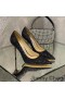 Jimmy Choo Láska Čerpadlá Ženy Lesk Znížiť Textílie, Čierna