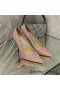 Jimmy Choo Láska Čerpadlá Ženy Lesk Znížiť Textílie Cherry
