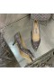 Jimmy Choo Láska Čerpadlá Ženy Lesk Znížiť Textílie, Strieborná/Šedá