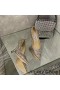 Jimmy Choo Láska Čerpadlá Ženy Lesk Znížiť Textílie Taupe