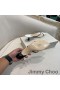 Jimmy Choo Maelie 60 Podpätky Listov Ženy Ovce Kožené Logo Tkané Pásky Biela