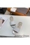 Jimmy Choo Minea Listov Ženy Lesk Textílie, Biela