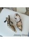 Jimmy Choo Ray 65 Slingback Čerpadlá Ženy Python Kože S JC Monogram Žltá