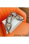 Jimmy Choo Ray 65 Slingback Čerpadlá Ženy Python Kože S JC Monogram Žltá