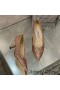 Jimmy Choo Rómov Čerpadlá Ženy Lesk Textílie Rose Gold