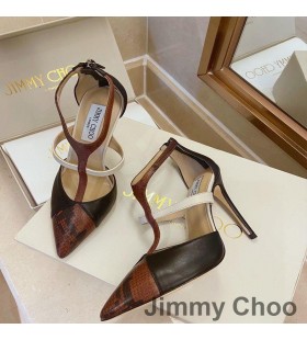 Jimmy Choo Láska 105 Čerpadlá Ženy Teľa Kožené Čierne/Červené