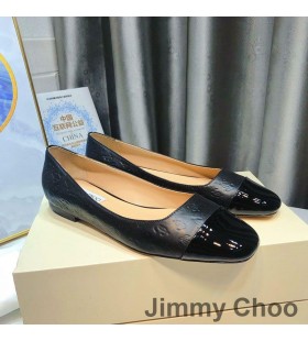 Jimmy Choo Watson Bytov Ženy Monogram Lakovaná Koža Čierna
