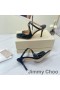 Jimmy Choo 아니 85 굽 슬라이드는 여자 가죽 검정