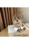 Jimmy Choo Emsy105 샌들이 여자 가죽 실버