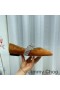 Jimmy Choo 크리스 아파트 여성 스웨이드와 함께 크리스탈 스트랩 Brown