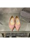Jimmy Choo 사랑을 아파트 여성 스웨이드 분홍색