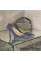 Jimmy Choo 사랑 펌프는 여성 스웨이드 블루