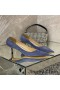 Jimmy Choo 사랑 펌프는 여성 스웨이드 블루