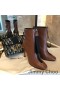 Jimmy Choo Macel100 앵클 부츠 여성 송아지를 가죽은 갈색
