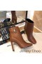 Jimmy Choo Mahesa100 앵클 부츠 여성 송아지를 가죽으로 예수는 상징색
