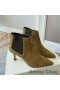 Jimmy Choo Maiara65 앵클부츠는 여성 스웨이드 그린