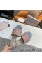 Jimmy Choo Minea 슬라이드는 여성의 반짝이 직물 핑크색