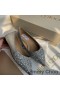 Jimmy Choo Romy Flats Women Glitter Fabric Silver