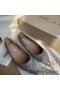 Jimmy Choo Romy Flats Women Glitter Fabric Silver