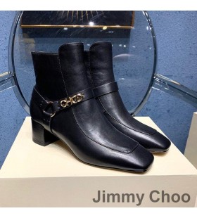 Jimmy Choo Ankle Boots Women Calf Leather With Choo Emblem Black