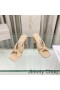 Ženske Japanke Na Petu Cipele Jimmy Choo Avenue 85 Od Napa Kože Od Marelica Čvor
