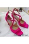 Sandale Jimmy Choo Azia 85 Ženski Ružičasti Saten