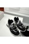 Tenisice Jimmy Choo Cosmos F S Niskim Берцем Ženske Kože I Neoprena Black /White
