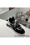 Tenisice Jimmy Choo Cosmos F S Niskim Берцем Ženske Kože I Neoprena Black /White