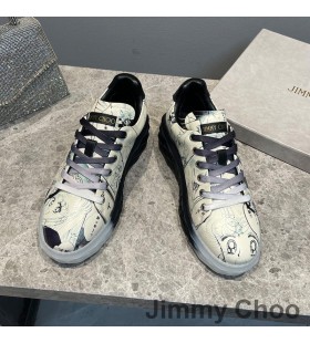 Tenisice Jimmy Choo Diamond Light Maxi F Å½enske KoÅ¾ne Grafita Sailor Moon Bijela/Crna