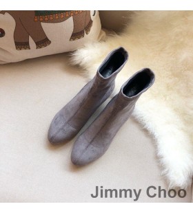 Čizme Jimmy Choo Maine Ženski Šeširi Za Sunce S Ukrašena Kristalima Peta Sive Boje