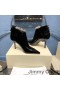 Jimmy Choo Blaize 85 Vrist Tossor Kvinnor Patentet Läder Med Crystal Strap Svart