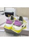 Jimmy Choo Kosmos F Unisex Sneakers Läder Och Neoprene Citron