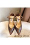 Jimmy Choo Fetto 100 Slingback Pumpar Kvinnor Läder Snake