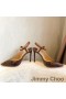 Jimmy Choo Fetto 100 Slingback Pumpar Kvinnor Läder Snake