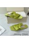 Jimmy Choo Narisa Glider Kvinnor Satin Citron