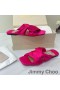 Jimmy Choo Narisa Glider Kvinnor Satin Rose