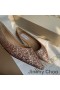 Jimmy Choo Romy Lägenheter Kvinnor Glitter Tyg Rosa